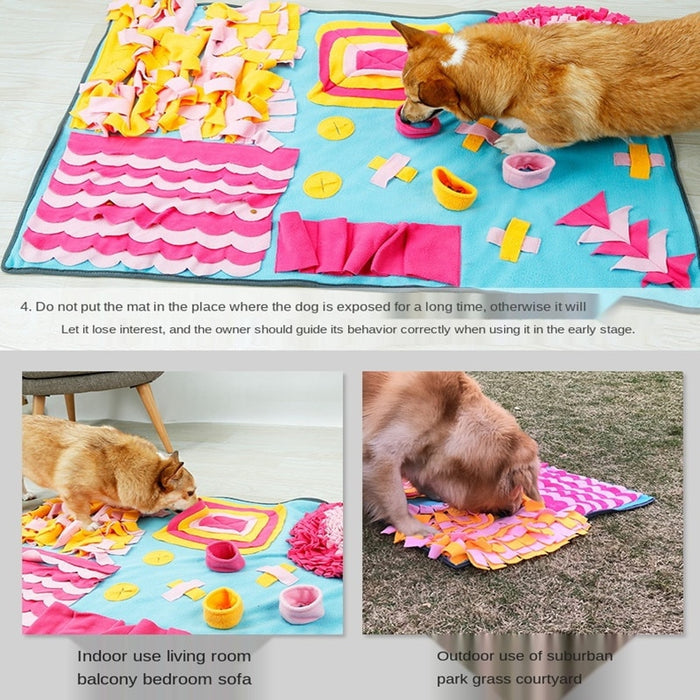 Dogs Snuffle Mat Pet Leak Food Anti Choking Mat Cat Dog Training Blanket Nose Work Toy Pet Slowing Feeding Intelligence Mat