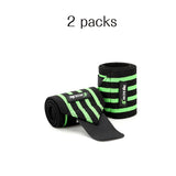 Gym Fitness Weightlifting Bracers Powerlifting Wristband Support Elastic Wrist Wraps Bandages Brace for Sports Safety