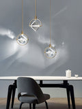 Modern LED Crystal Chandelier kitchen bar Pendant lamps Bedroom bedside decor lighting Dining room Hanging lights