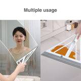 Magic Silicone Broom Floor Cleaning Squeegee Hand-push Pet Hair Dust Brooms Silicone Floor Wiper Home Cleaning Tools