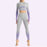 GUTASHYE Seamless Women Yoga Set Workout Sportswear Gym Clothing Fitness Long Sleeve Crop Top High Waist Leggings Sports Suits