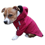 Autumn Winter Pet Dog Waterproof Warm Coat Cotton Hooded Jacket The Dog Face Small Dogs Cat Reflective Pet Clothes Winter Coat