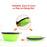 silicone dog bowl 1000ml Large Collapsible Dog Pet Folding Silicone Bowl Outdoor Travel Portable Puppy Food Container Feeder Dish Bowl