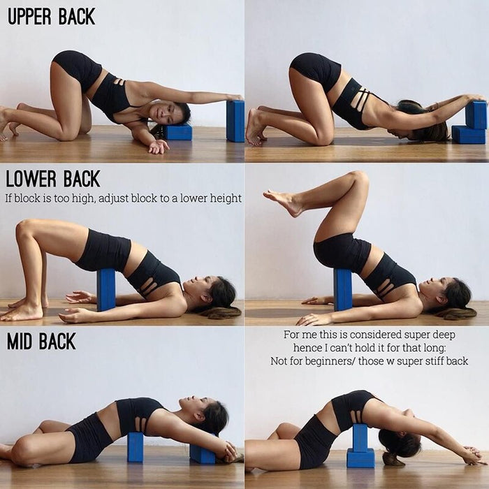 EVA Yoga Blocks Sports Exercise Gym Foam Workout Stretching Aid Body Shaping Health Training for women  Fitness yoga brick