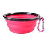 350/1000ML Large Collapsible Dog Pet Folding Silicone Bowl Outdoor Travel Portable Puppy Food Container Feeder Dish Bowl