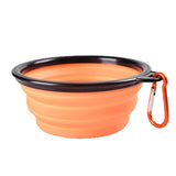 350/1000ML Large Collapsible Dog Pet Folding Silicone Bowl Outdoor Travel Portable Puppy Food Container Feeder Dish Bowl